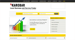 Desktop Screenshot of ekarobar.in